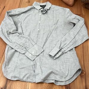 Bonobos men’s shirt. Light grey. Size medium, tailored fit